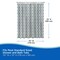 Kenney Mfg Medium Weight Decorative PEVA Shower Liner, 70" W x 72" H, Dots KN61283 - alternate 4